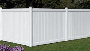 AFC Grand Island - Vinyl Fencing, 6' White Polid Privacy PVC - AFC - IA